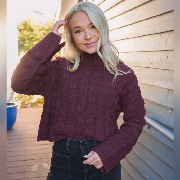 FREE PEOPLE Soul Searcher Mock Neck Womens Sweater NWOT - Picture 14 of 17